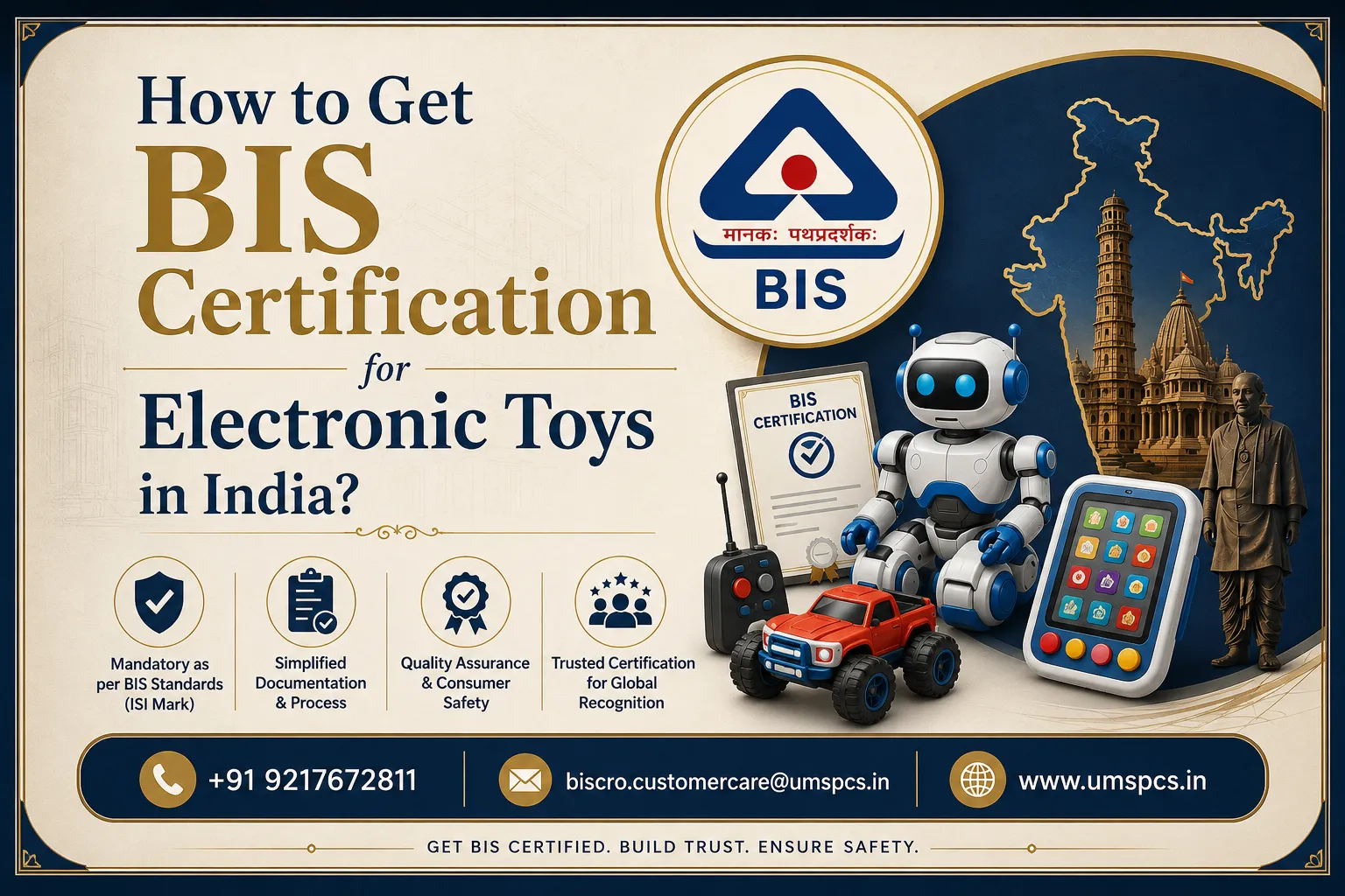 How to Get BIS Certification for Electronic Toys in India?
