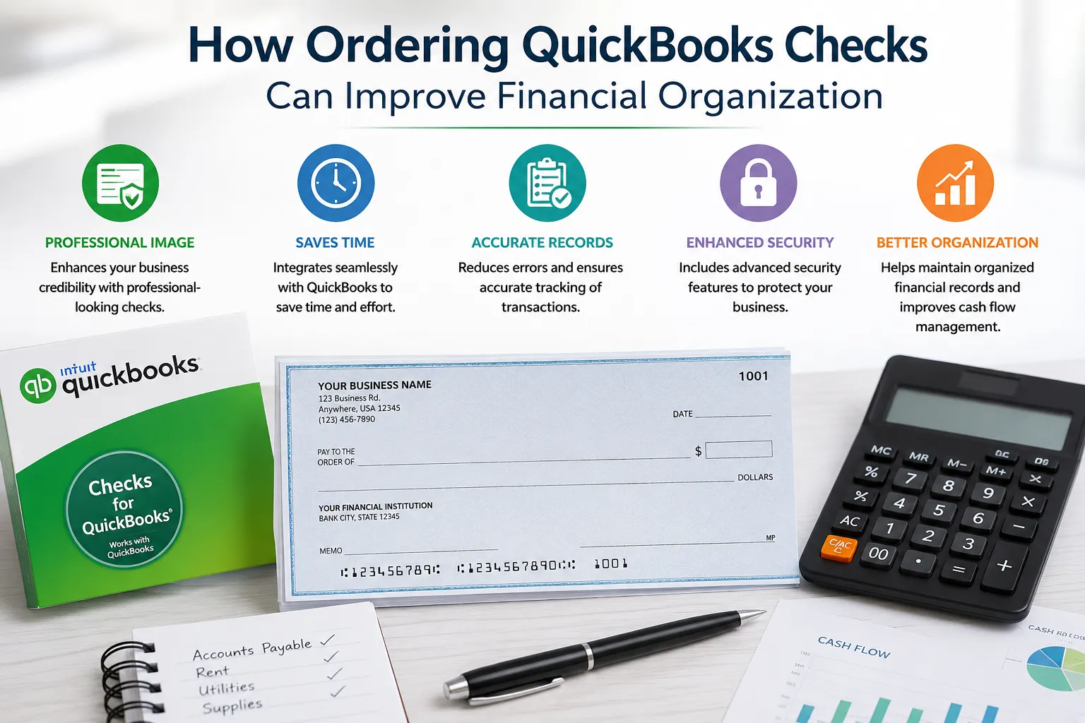 How Ordering QuickBooks Checks Can Improve Financial Organization