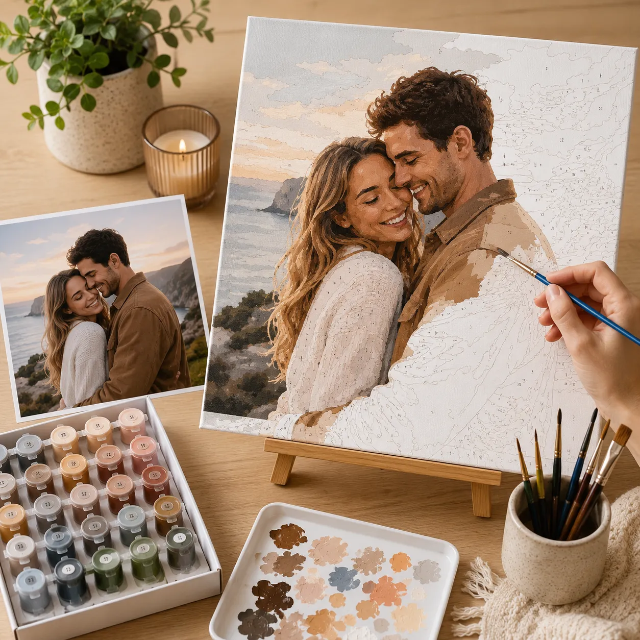 Custom Painting by Numbers That Turn Memories into Masterpieces