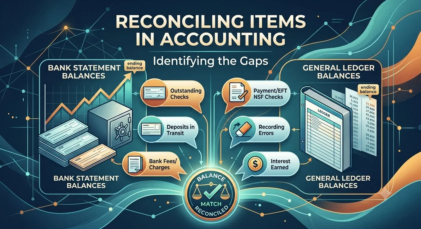 What Are Reconciling Items? Common Examples in Accounting