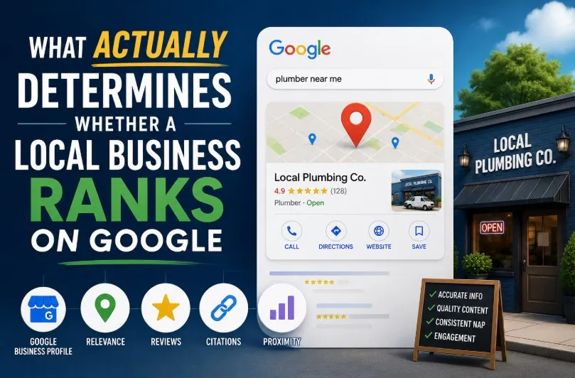 What Actually Determines Whether a Local Business Ranks on Google