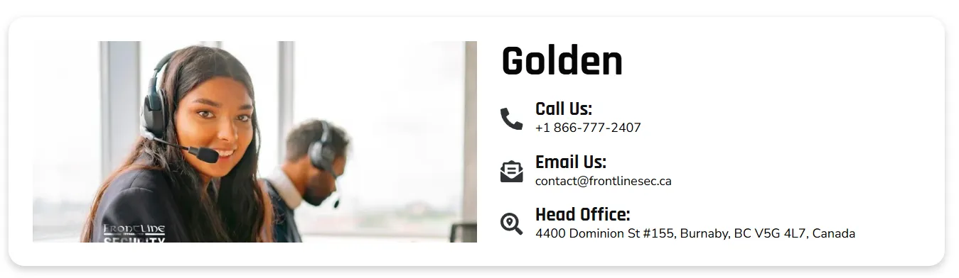 Trusted Security Services in Golden, BC | Frontline Integrated Security