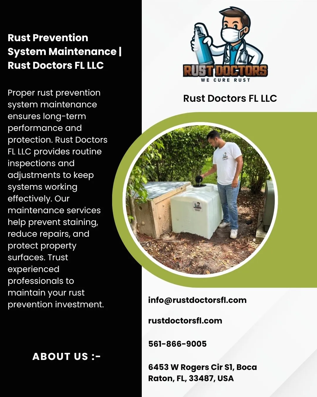 Rust Prevention System Maintenance | Rust Doctors FL LLC