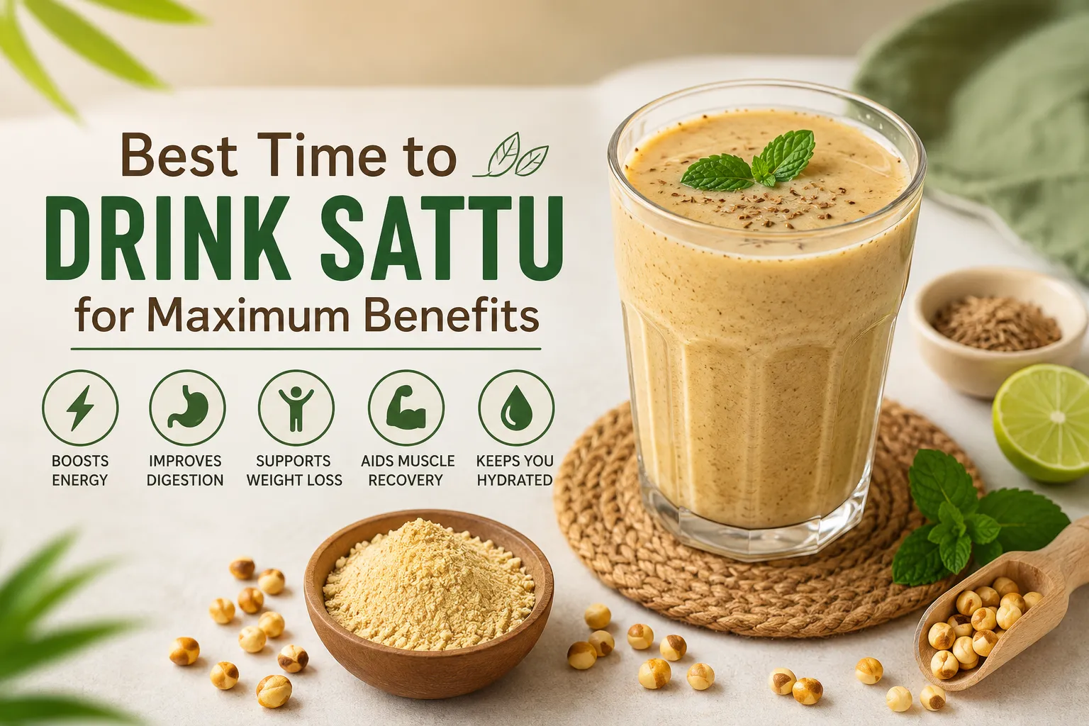 Best Time to Drink Sattu for Maximum Benefits