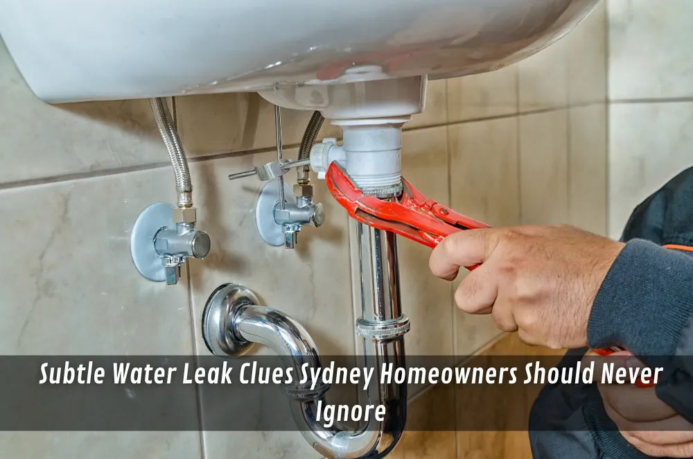 Subtle Water Leak Clues Sydney Homeowners Should Never Ignore