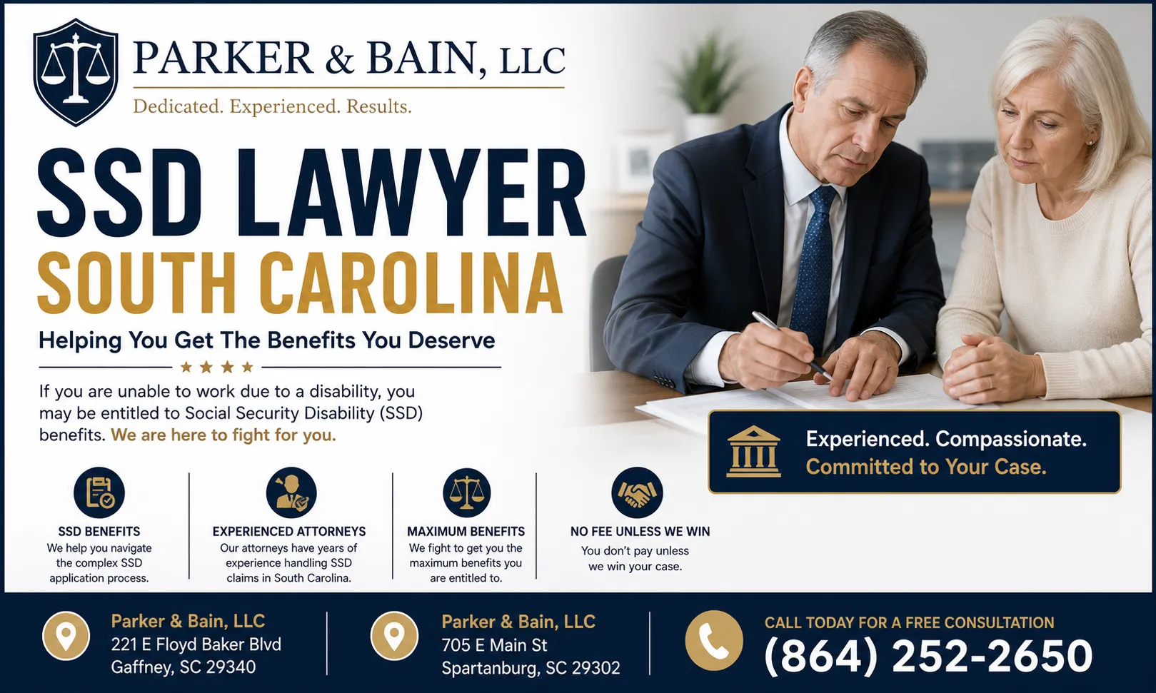 SSD Lawyer South Carolina: Helping You Secure the Social Security Disability Benefits You Deserve