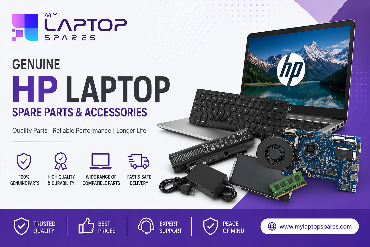 The Complete Guide to Choosing Genuine HP Laptop Spare Parts for Long-Lasting Performance