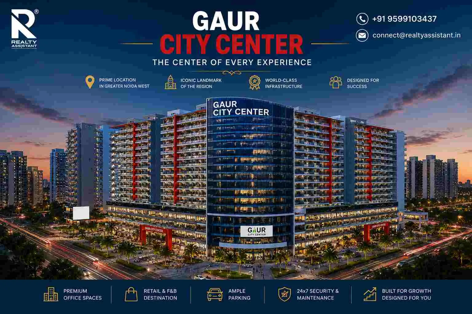 Gaur City Center: The Future of Commercial Real Estate