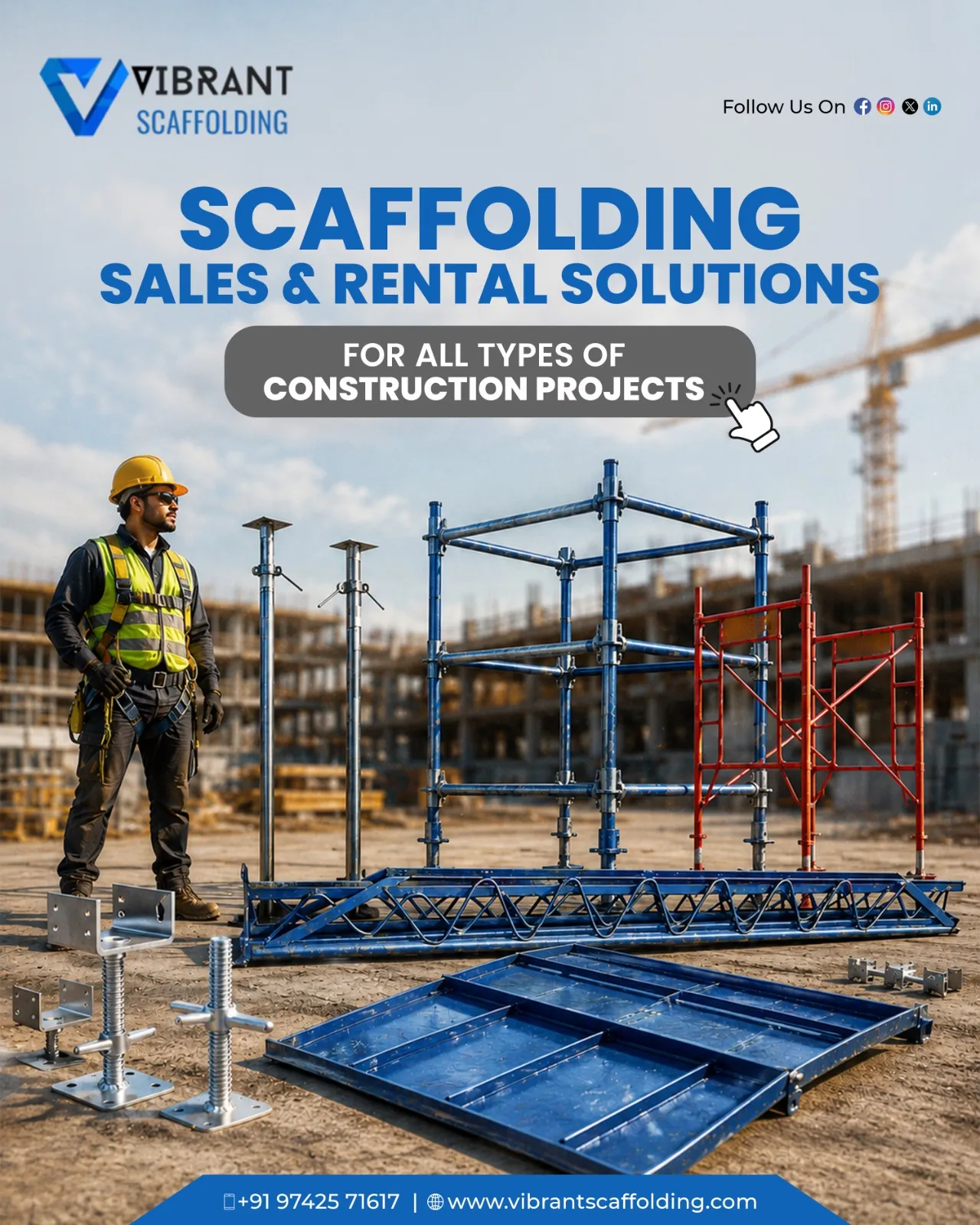 Scaffolding in Bangalore | Trusted Manufacturer, Supplier, Rental & Cuplock Scaffolding Solutions