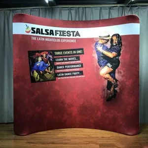Professional Event Branding with Backdrop, Corflute Signs, and Table Cloth Solutions