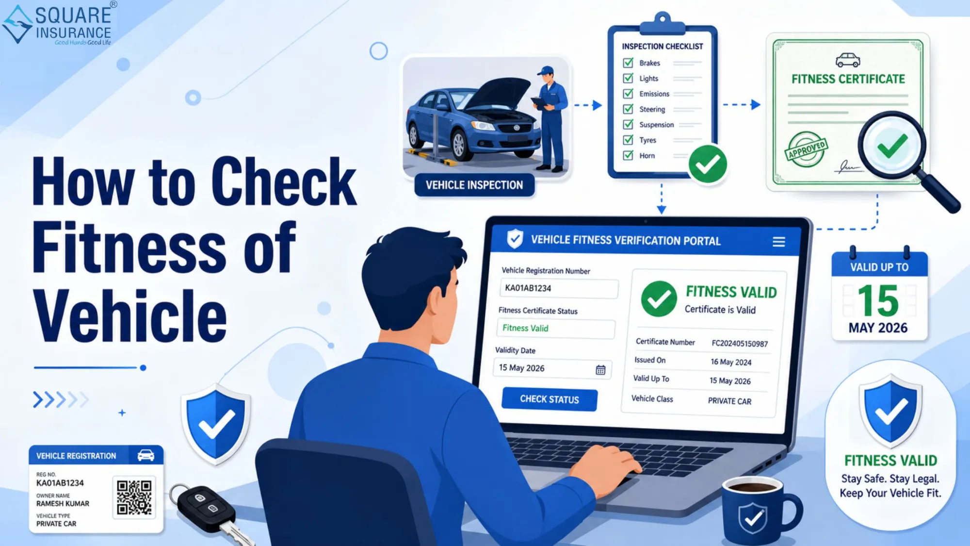 Why You Should Know How to Check Fitness of Vehicle Online