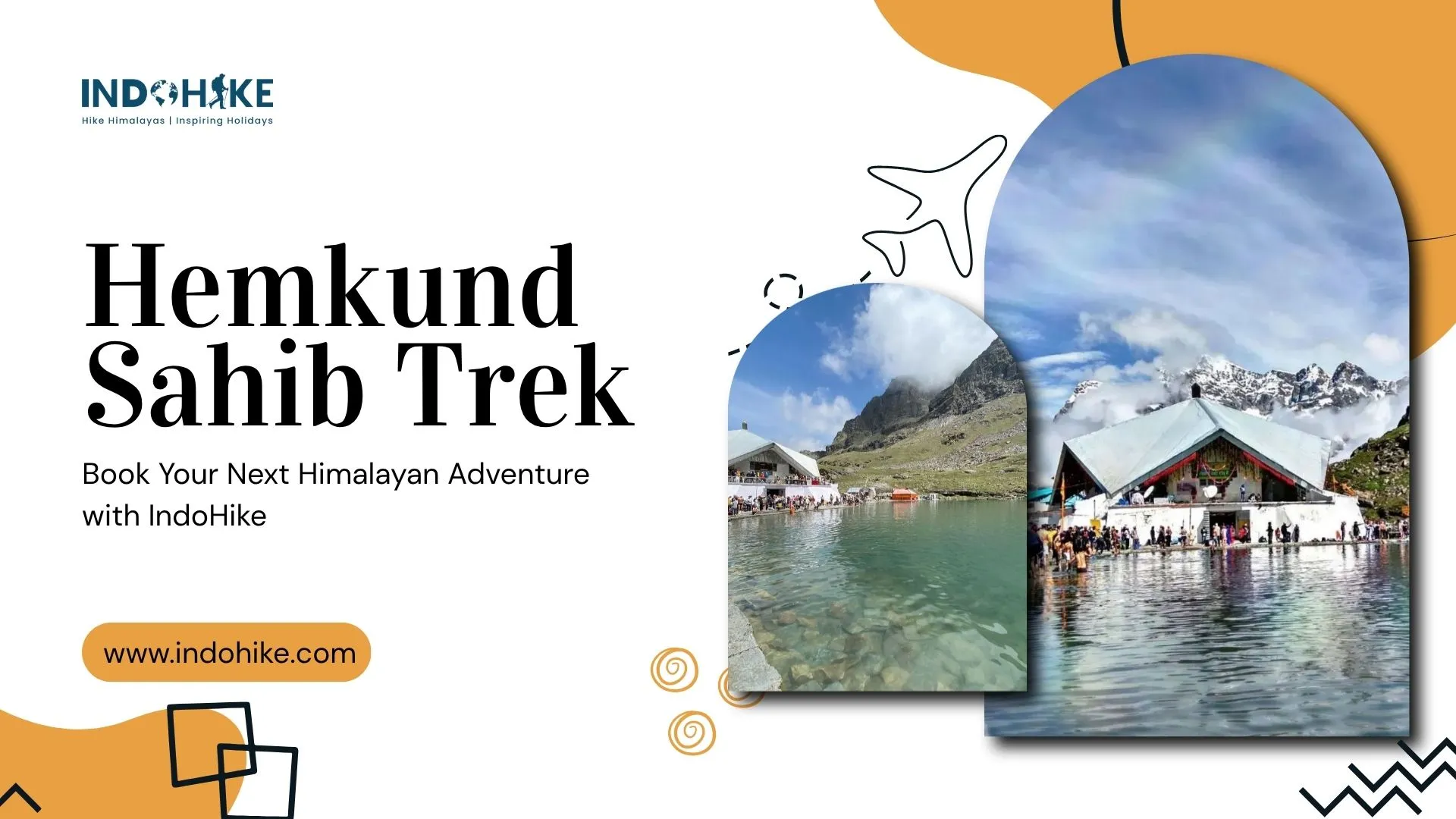 Ghangaria to Hemkund Sahib Route with IndoHike