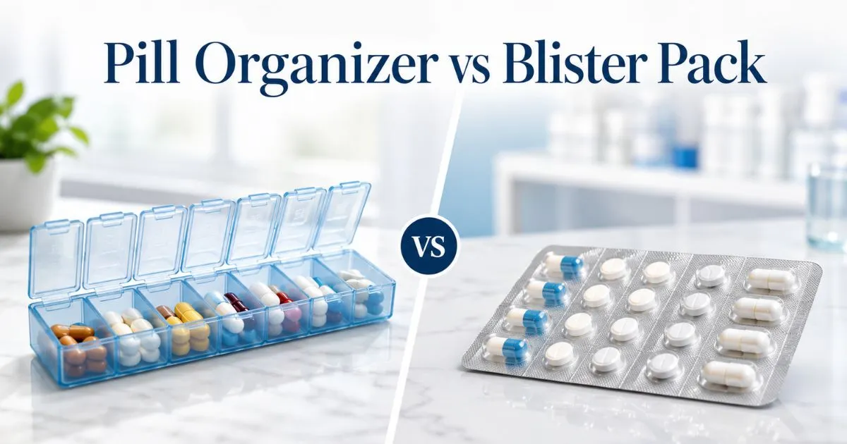 Pill Organizer vs Blister Pack | Which Is Better for Daily Medication Management?