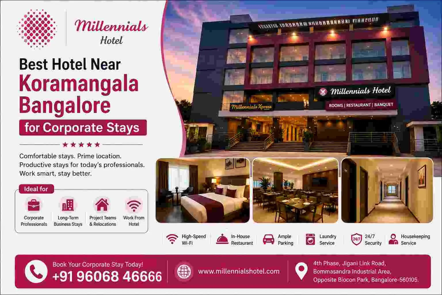 Best Hotel Near Koramangala Bangalore for Corporate Stays