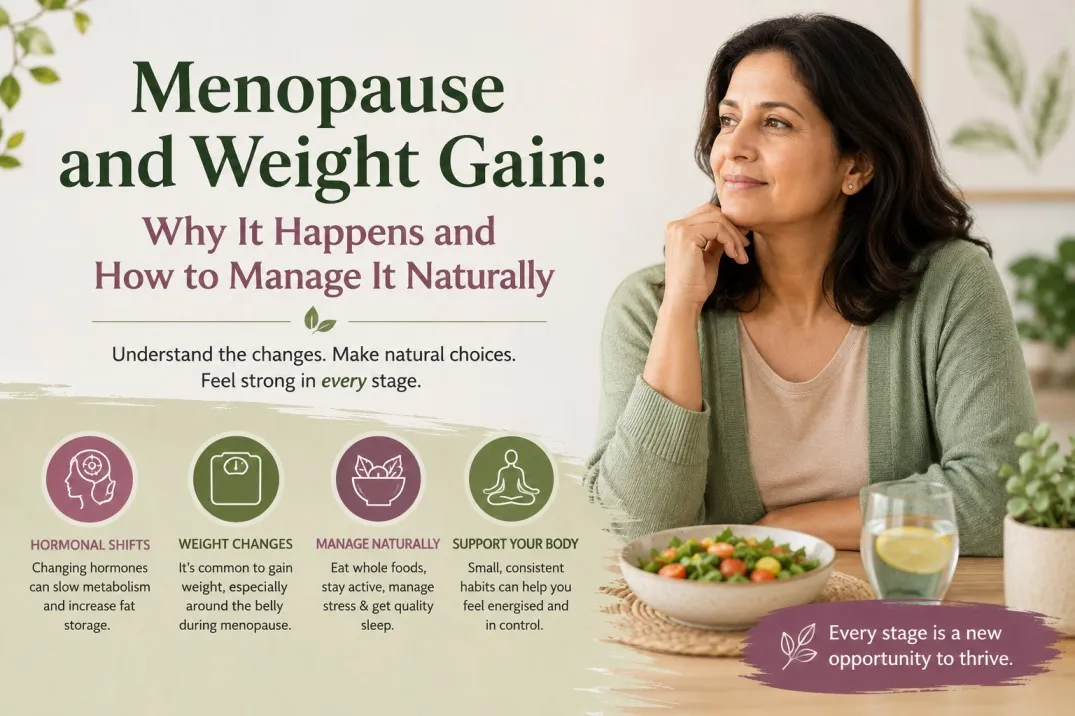 Menopause and Weight Gain: Why It Happens and How to Manage It Naturally