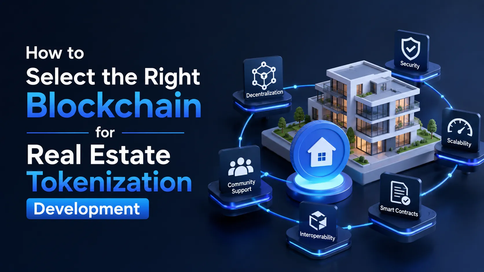 How to Select the Right Blockchain for Real Estate Tokenization Development