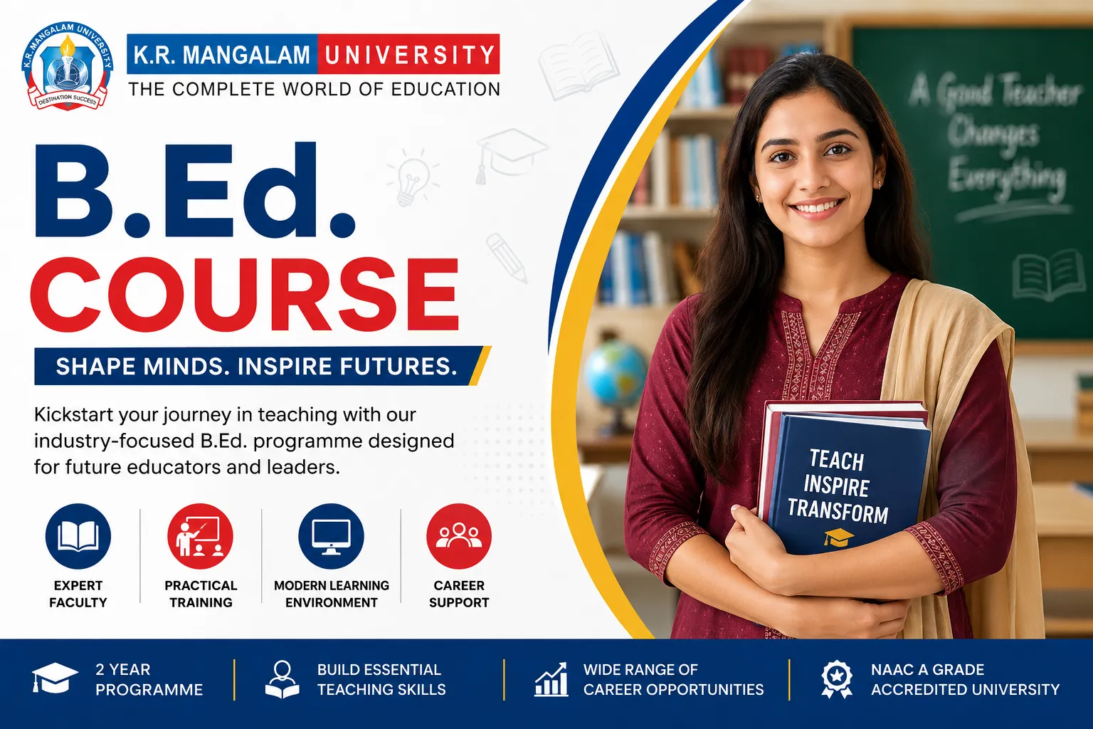 B.Ed. Course: Details, Eligibility, Scope, Admissions & Career Opportunities