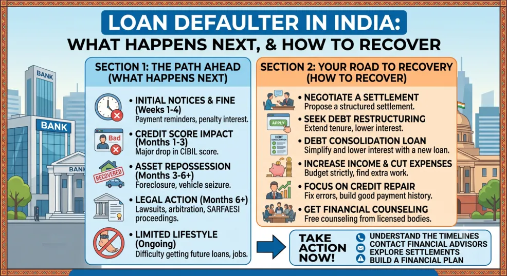 Loan Defaulter in India: What Happens Next, and How to Recover