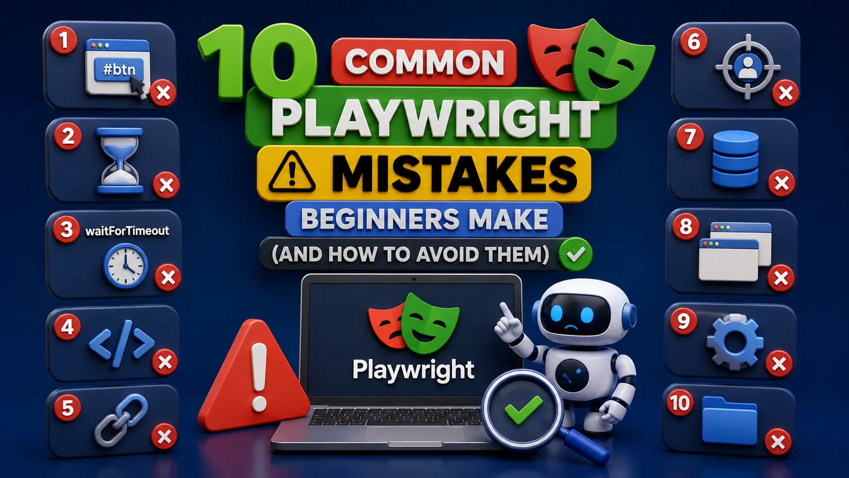 10 Common Playwright Mistakes Beginners Make (And How to Avoid Them)