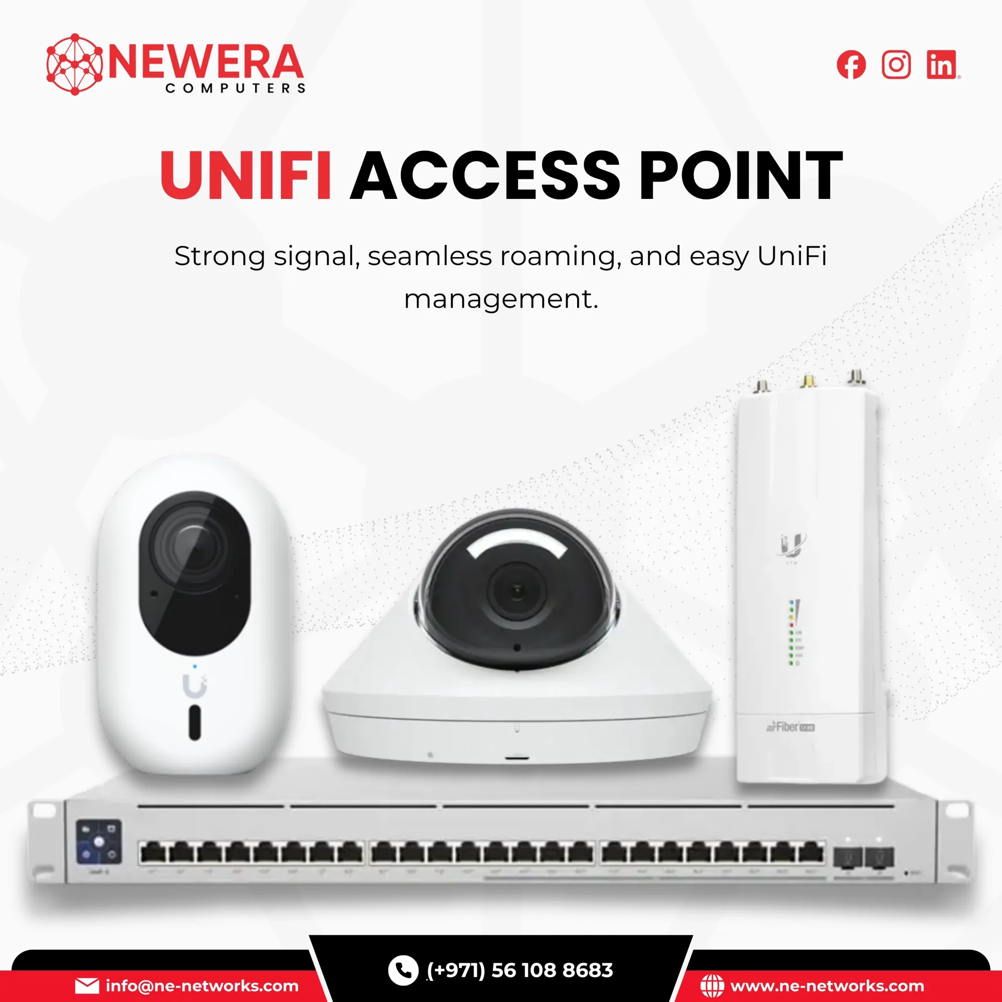 Buy UniFi Access Point in Dubai UAE from Newera Computers