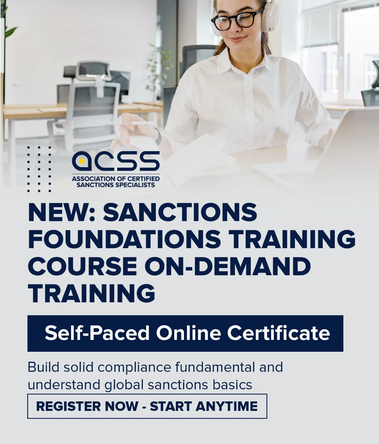 Sanctions Certification: Why Professional Training Is Essential for Today's Compliance Professionals