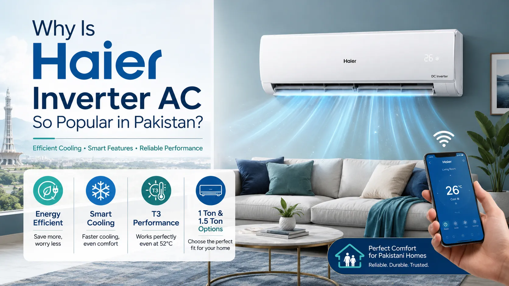Why Is Haier Inverter AC So Popular in Pakistan?