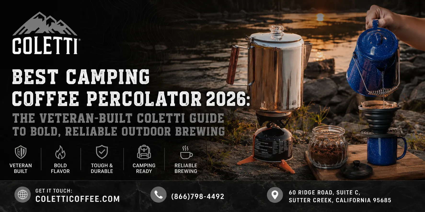 Best Camping Coffee Percolator 2026: The Veteran-Built COLETTI Guide to Bold, Reliable Outdoor Brewing