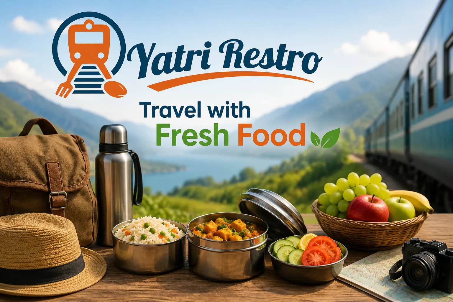 Order Fresh Food Delivery in Train in Minutes