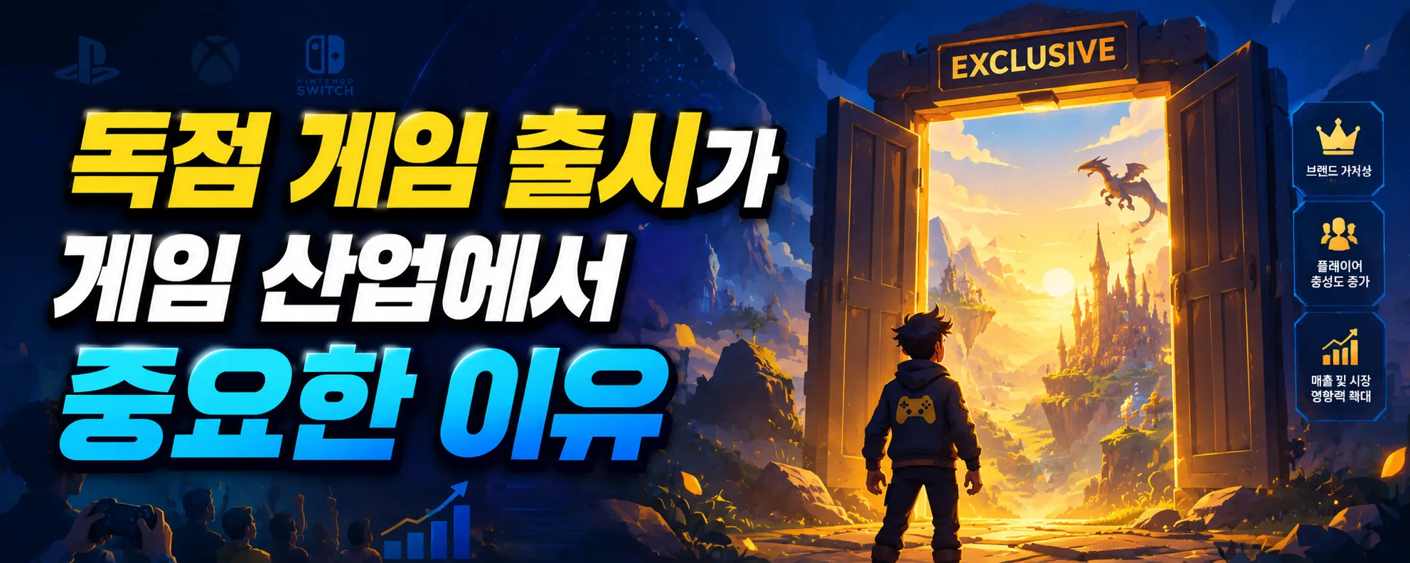 독점 게임 출시가 게임 산업에서 중요한 이유