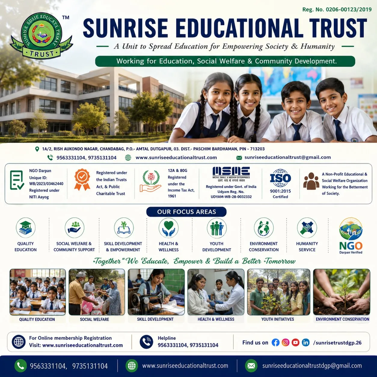How Charitable Organizations Support Schools in West Bengal with School Supplies and Book Donations in Durgapur
