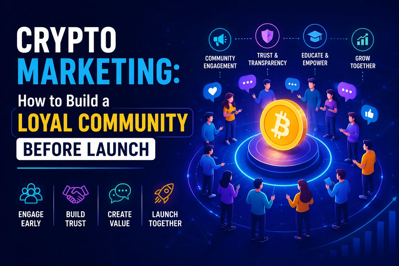 Crypto marketing: How to Build a Loyal Community Before Launch