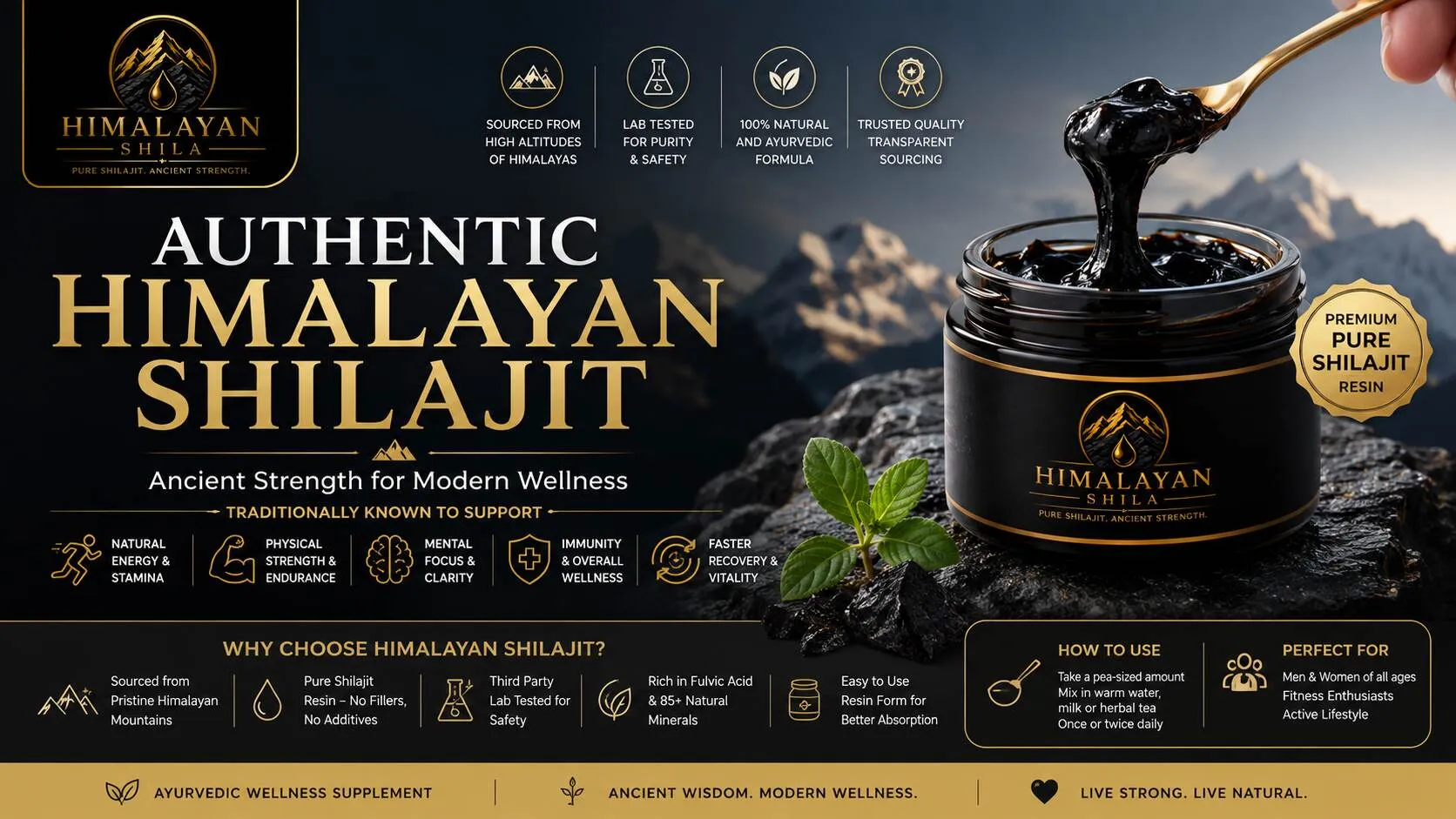 Himalayan Shilajit Resin: The Complete Guide