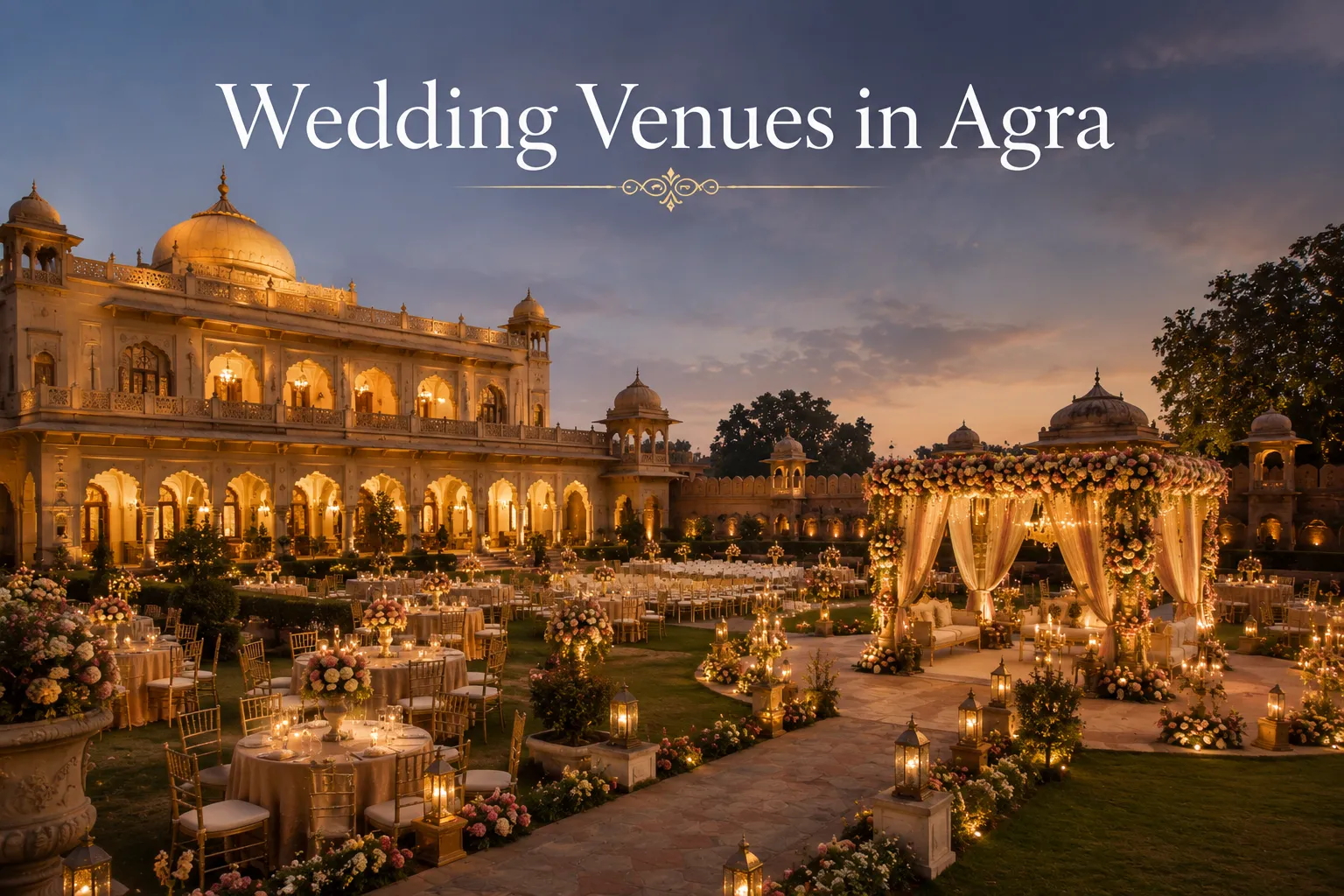 Wedding Venues in Agra: Celebrate Your Special Day Amid Heritage, Elegance, and Timeless Romance