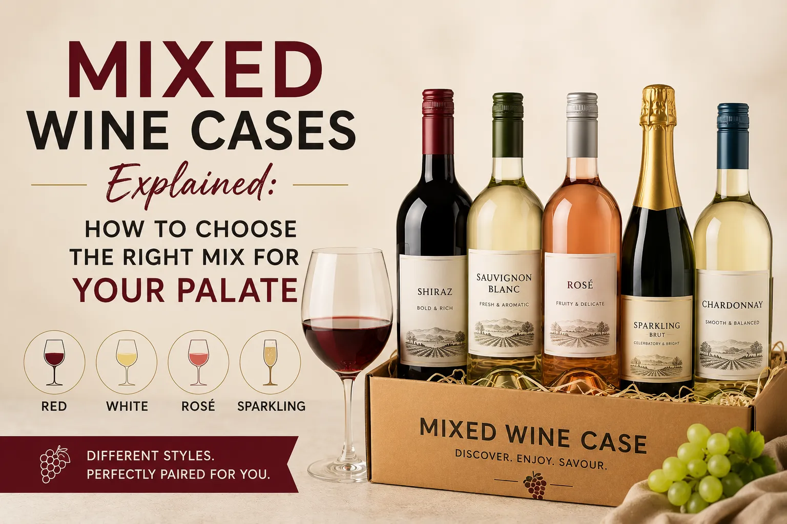 Mixed Wine Cases Explained: How to Choose the Right Mix for Your Palate
