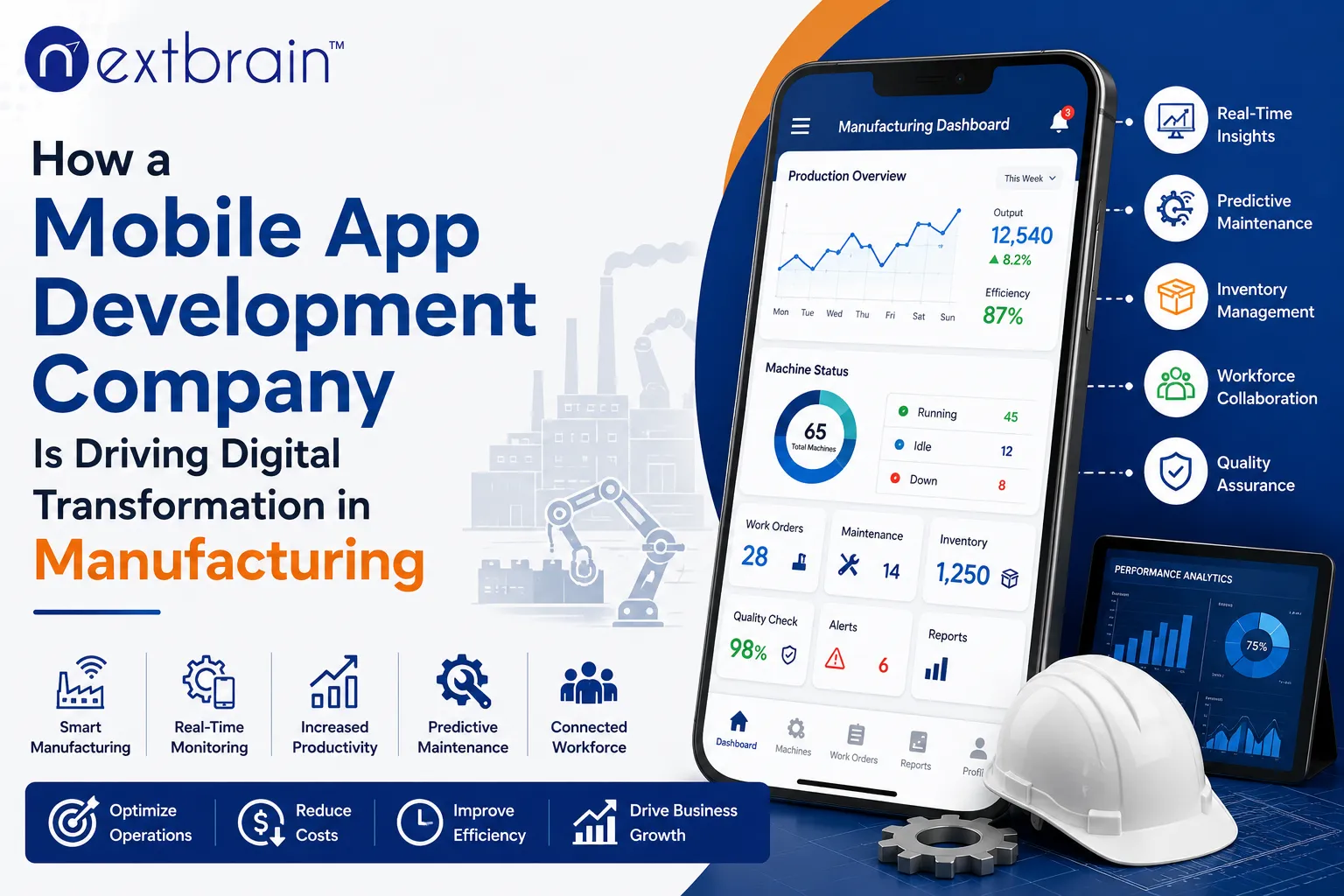How a Mobile App Development Company Is Driving Digital Transformation in Manufacturing