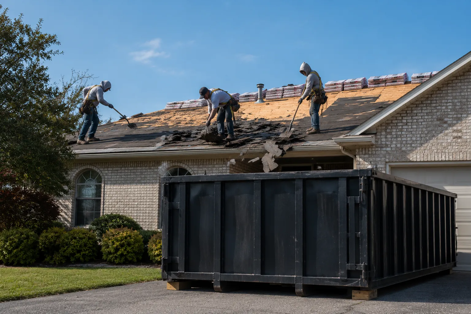 What Dumpster Size Do You Need for a Roof Replacement?