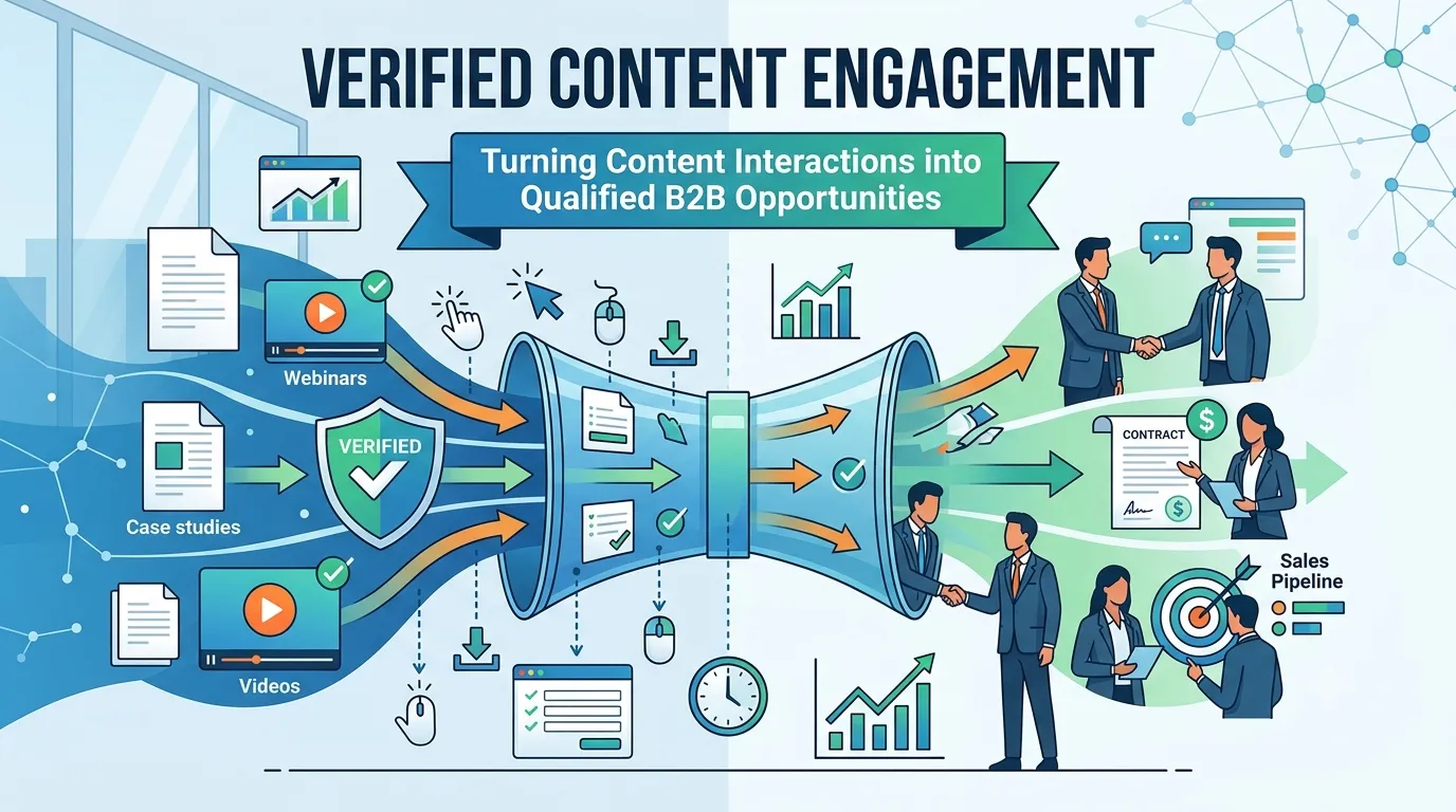 Verified Content Engagement: Turning Content Interactions into Qualified B2B Opportunities