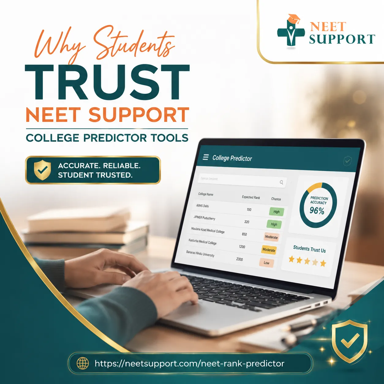 Why Students Trust NEET Support College Predictor Tools