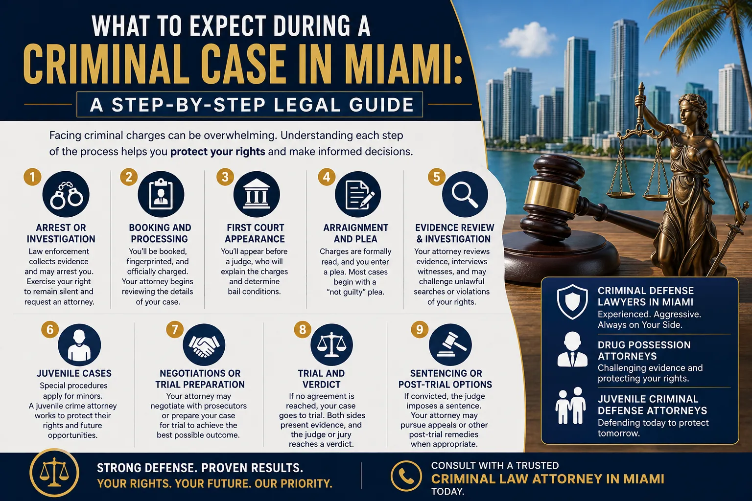 What to Expect During a Criminal Case in Miami: A Step-by-Step Legal Guide
