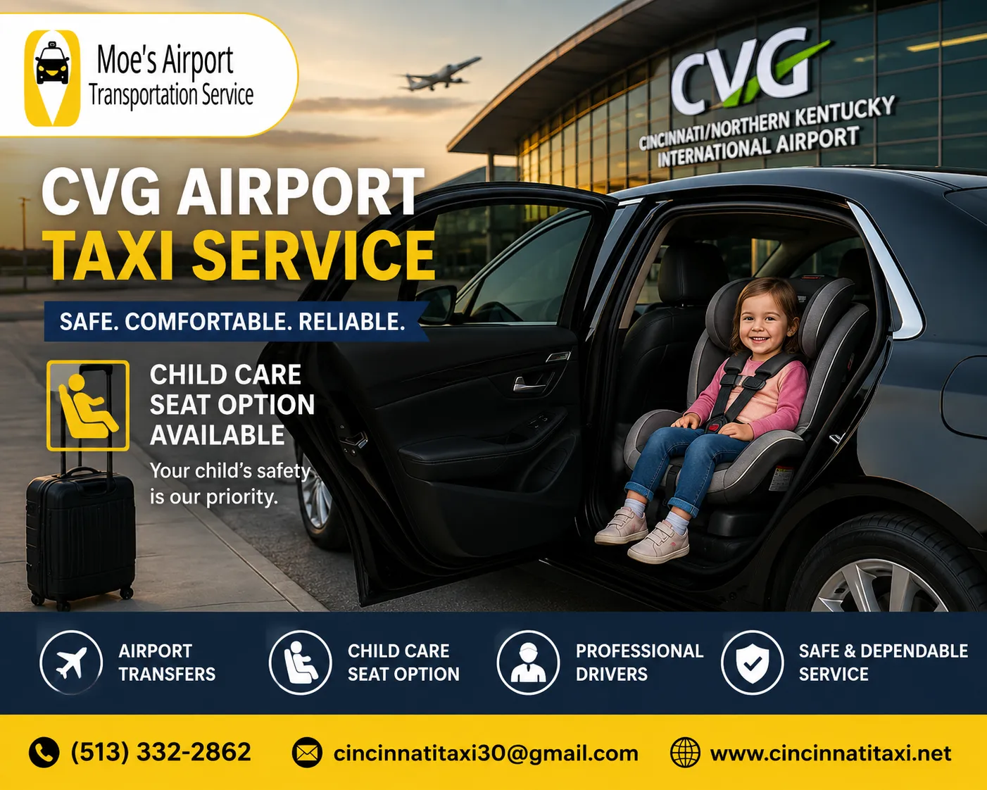 How Safe Airport Transportation Simplifies Family Travel with Professional Child Seating