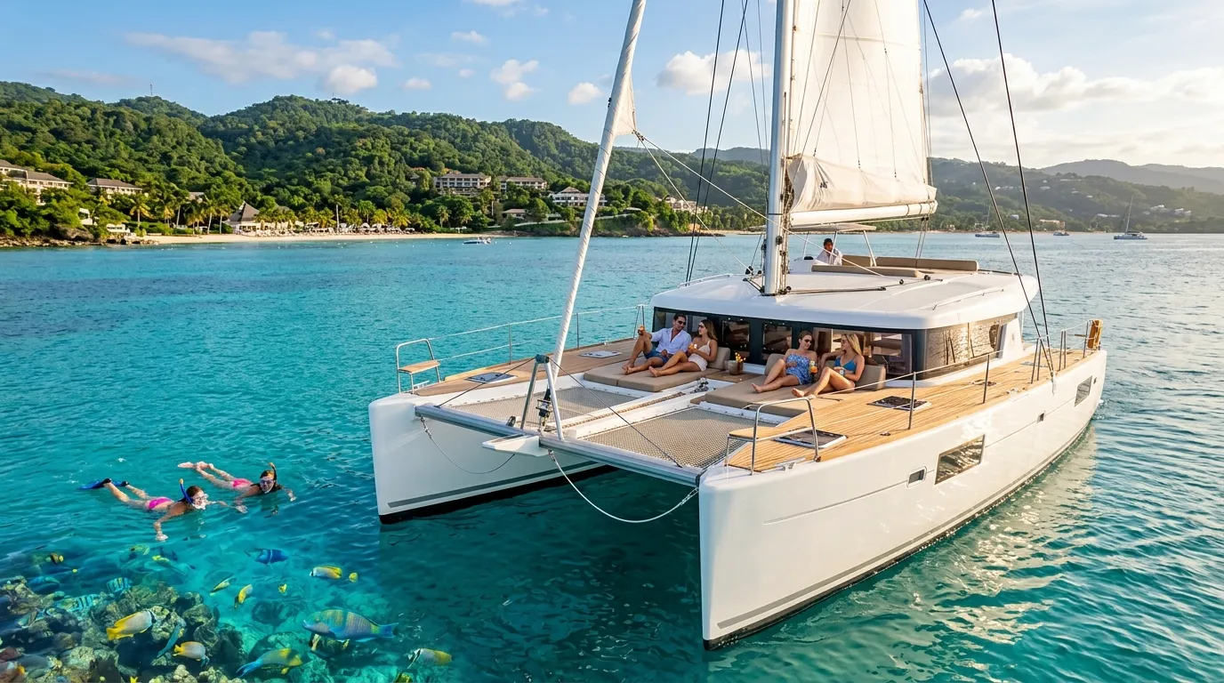 What You Will Experience on a Private Afternoon Catamaran in Montego Bay