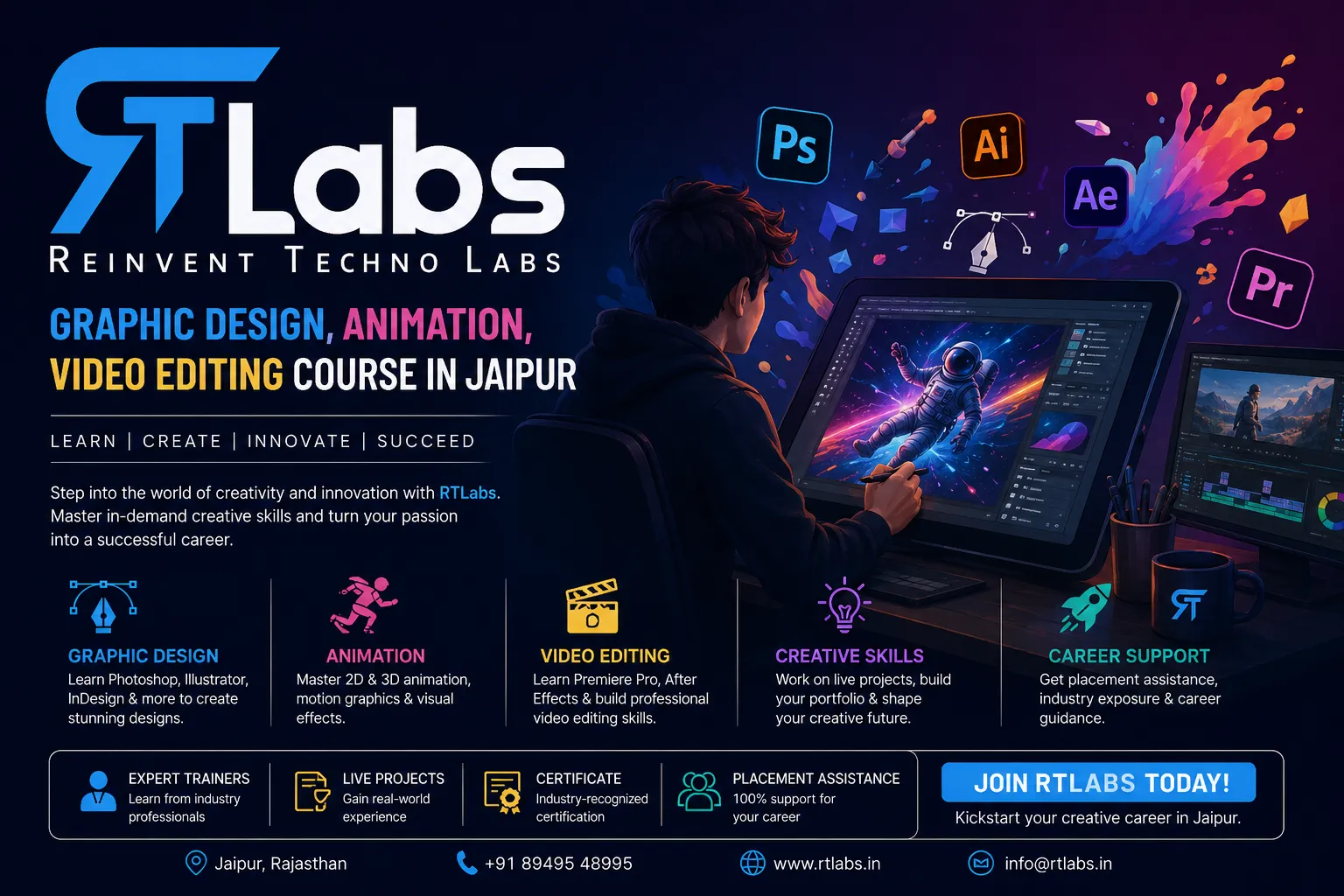 Best Graphic Design Institute in Jaipur: How to Choose the Right One for Your Creative Career
