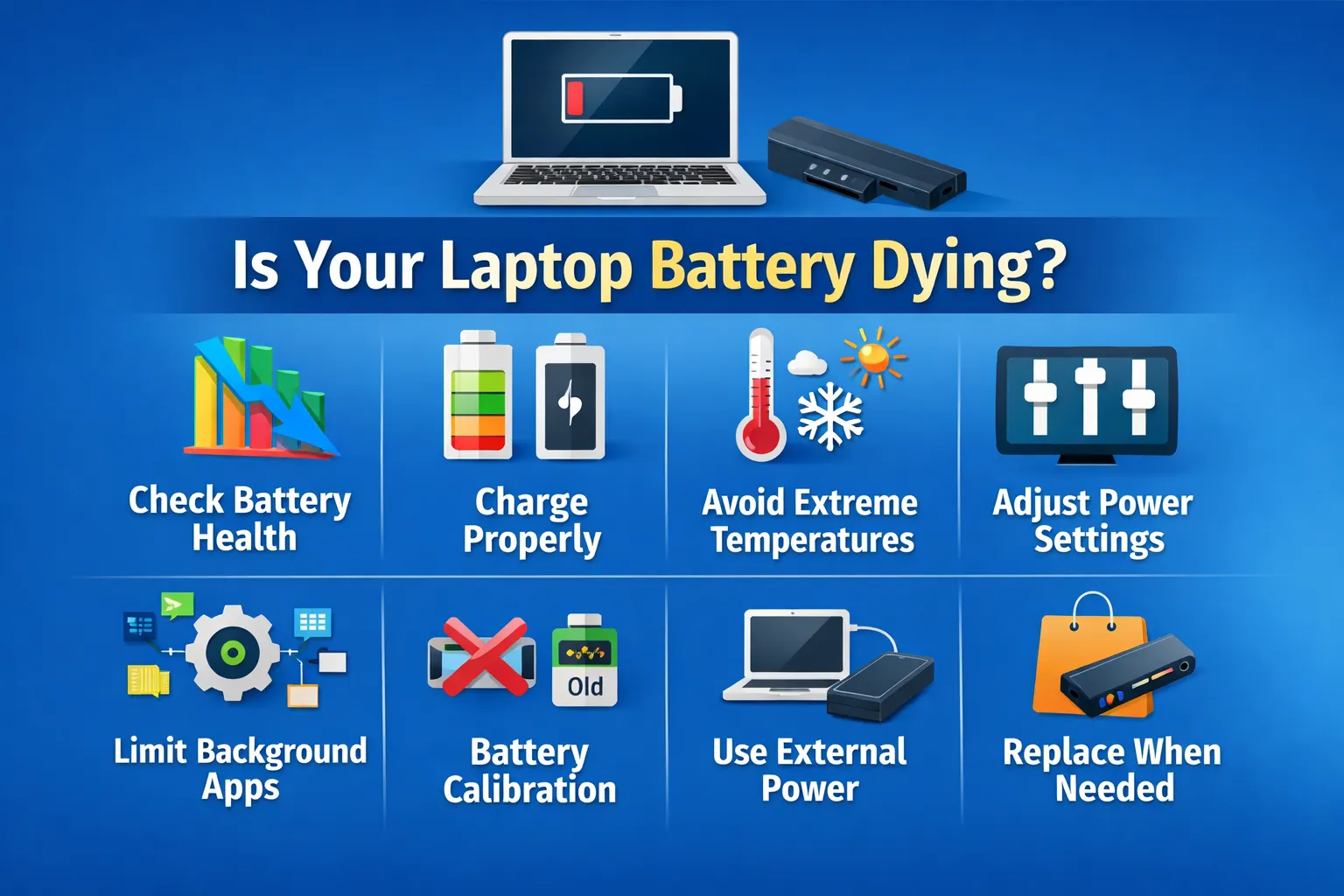 Buy Laptop Battery Online in India – Find Original Batteries at the Best Price