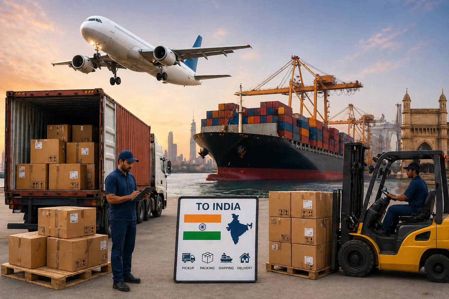 Cargo to India, Africa & Air/Sea Cargo Services London