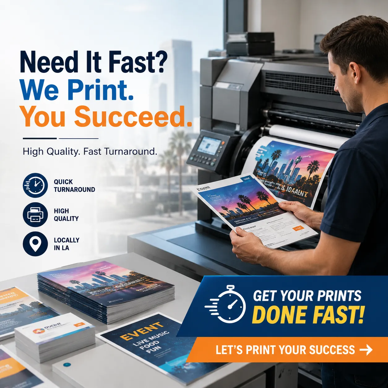 What's the Best Way to Find Fast Turnaround Printing in LA?