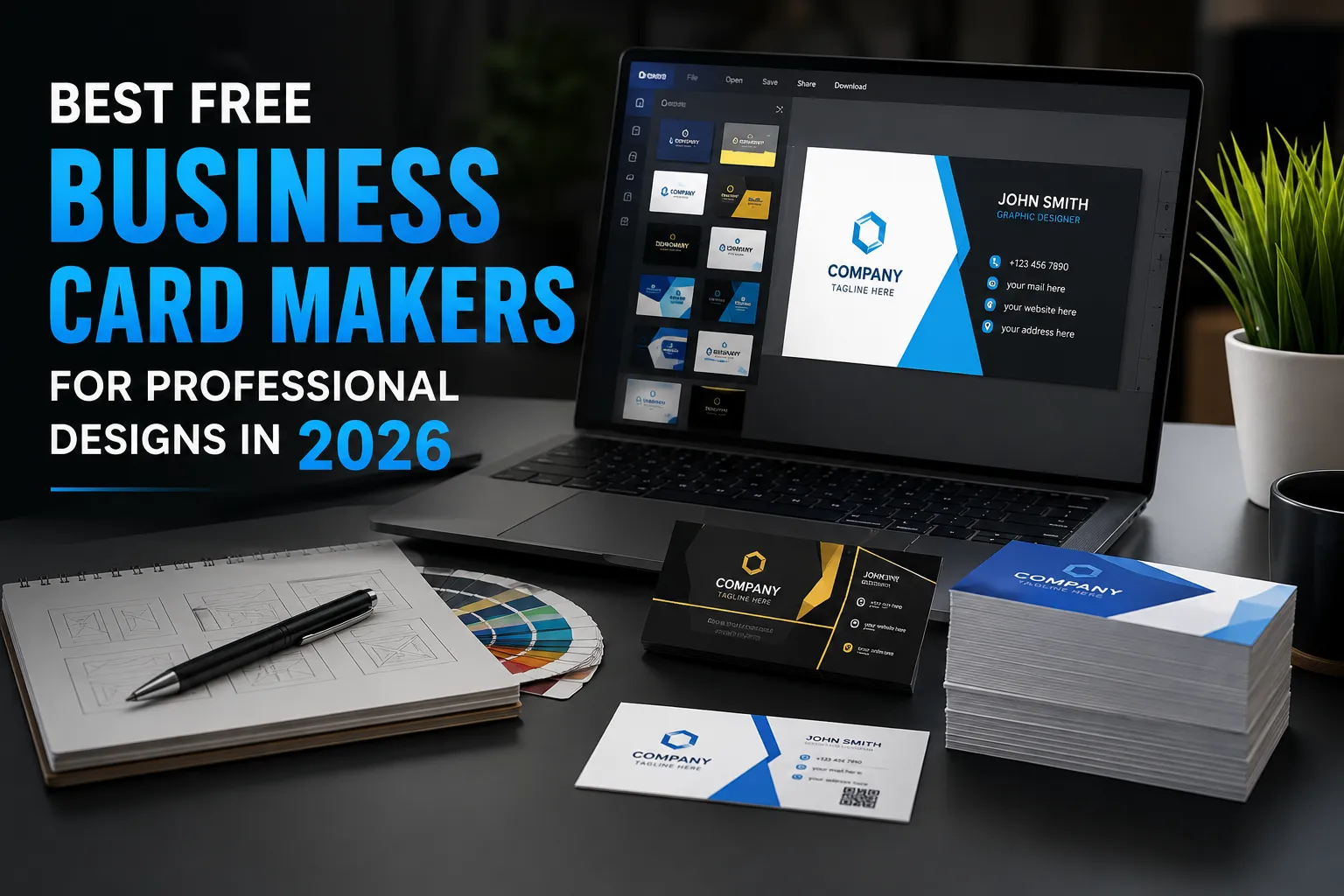Best Free Business Card Makers For Professional Designs In 2026