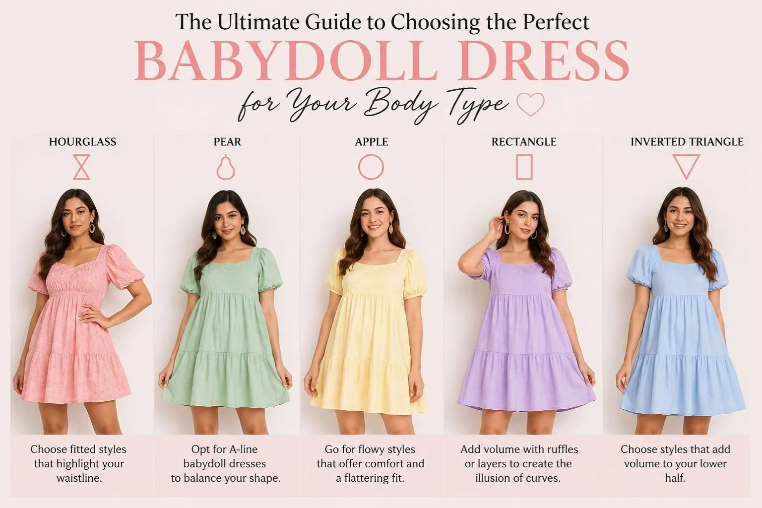 The Ultimate Guide to Choosing the Perfect Babydoll Dress for Your Body Type