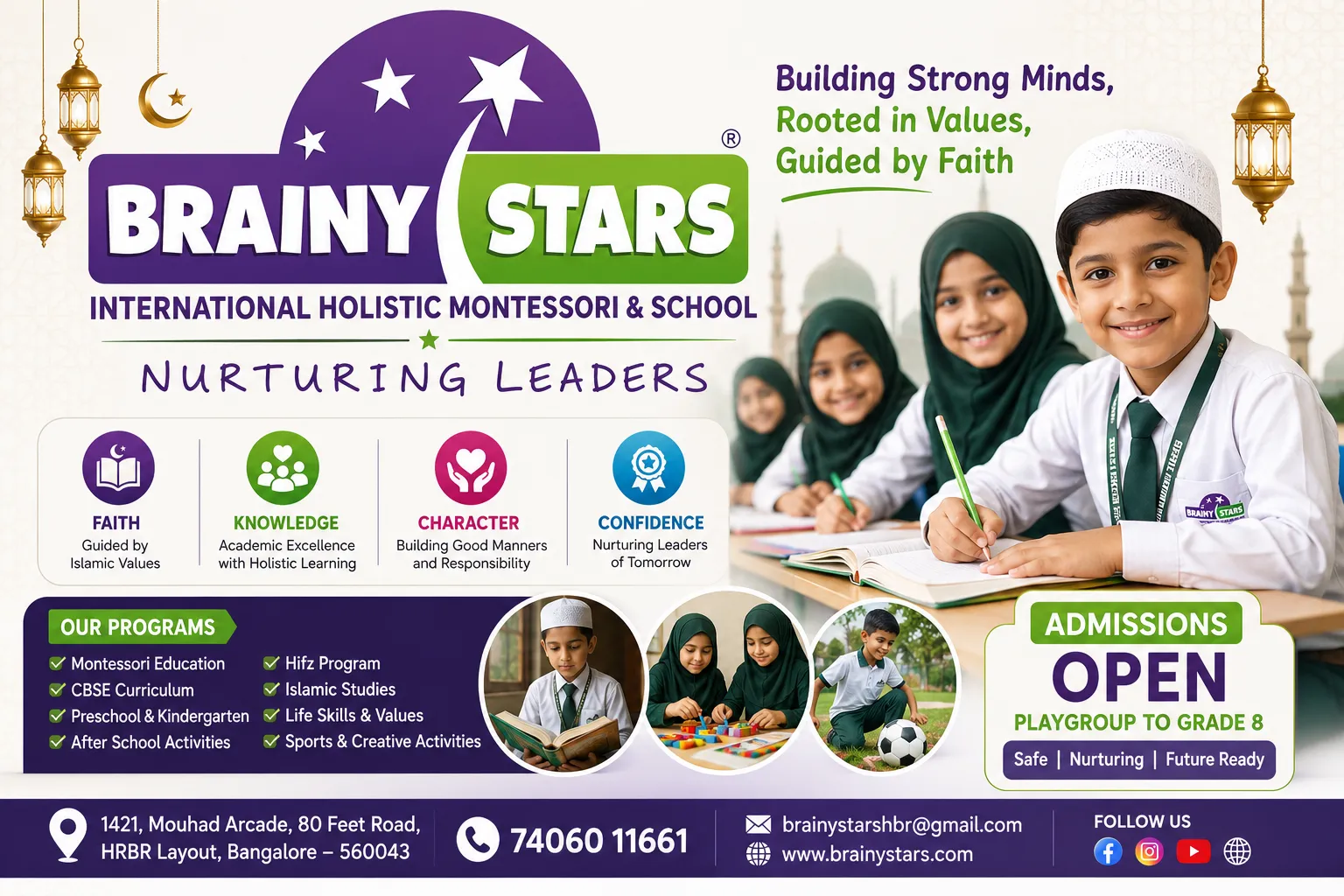 Why BrainyStars is the Best School in HBR Layout for Holistic Learning and Academic Excellence