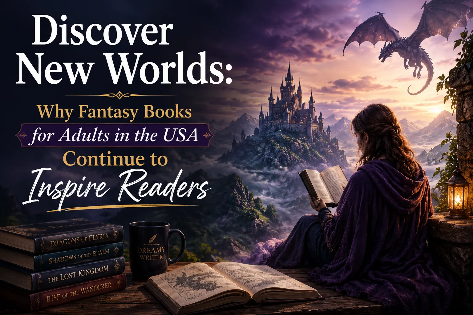 Discover New Worlds: Why Fantasy Books for Adults in the USA Continue to Inspire Readers