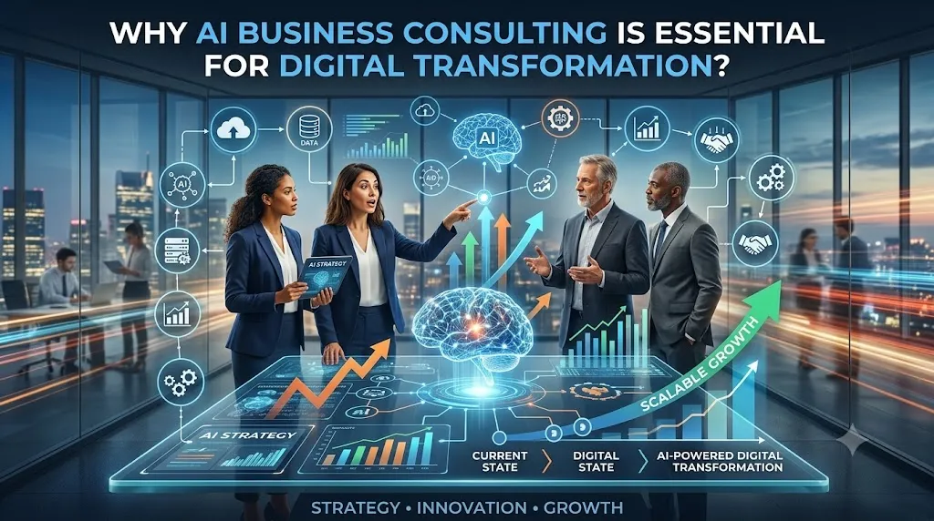 Why AI Business Consulting Is Essential for Digital Transformation? - Nate Patel